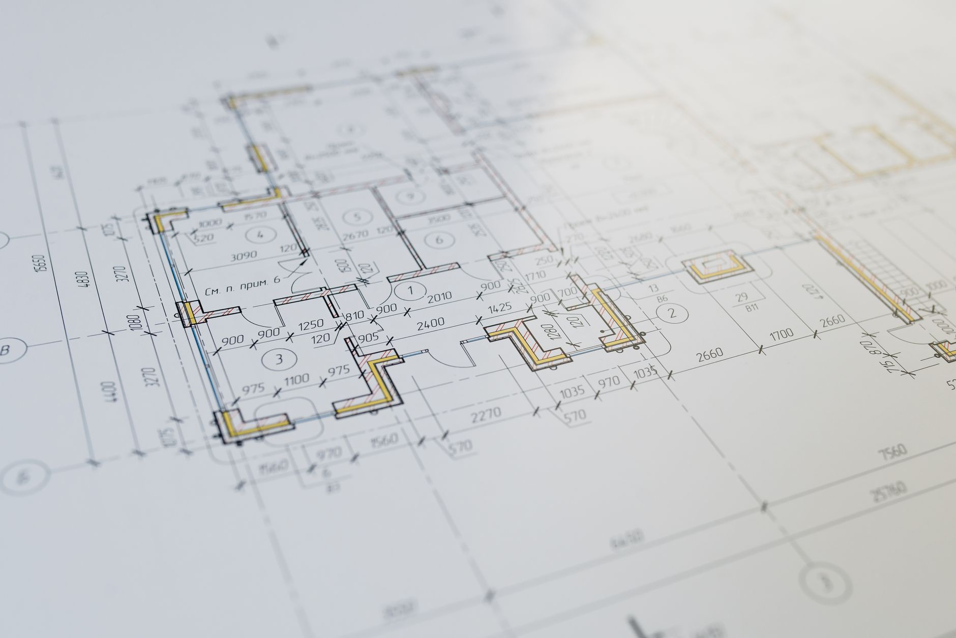 Architectural floor plan and city planning drawings for a Dholera plotted development